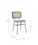 Bizzotto - SEDIA GLENNA VERDE - immagine 3