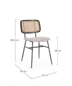 Bizzotto - SEDIA GLENNA NATURAL - immagine 3