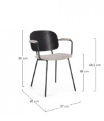 Bizzotto - SEDIA C-BR SIENNA NATURAL - immagine 3