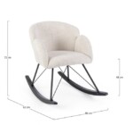 Bizzotto - POLTRONA DONDOLO SIBILLA NATURALE - immagine 3