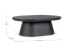 Bizzotto - TAVOLINO FUJI OVALE 90X65 - immagine 2