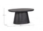 Bizzotto - TAVOLINO FUJI OVALE 80X56 - immagine 2