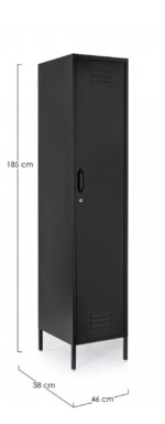 Yes - ARMADIO 1A CAMBRIDGE NERO - immagine 2