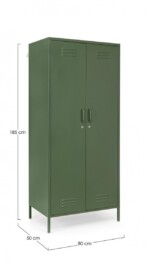 Yes - ARMADIO 2A CAMBRIDGE VERDE - immagine 2