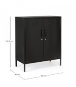 Yes - CREDENZA 2A CAMBRIDGE NERO - immagine 2
