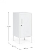 Yes - COMODINO 1A CAMBRIDGE BIANCO - immagine 2