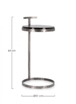 Homemotion - TAVOLINO ZAYLA TO NICKLE H64 - immagine 2