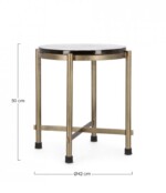 Homemotion - TAVOLINO ZAYLA TO OTTONE H50 - immagine 2
