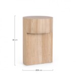 Bizzotto - TAVOLINO STANWOOD NATURALE D38 - immagine 2