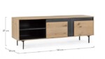 Bizzotto - MOBILE PORTA TV 2A STANWOOD - immagine 2
