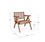 Bizzotto - POLTRONA LOUNGE GALIA NATURALE - immagine 3