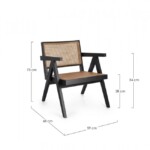 Bizzotto - POLTRONA LOUNGE GALIA NERO - immagine 3