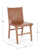 Bizzotto - SEDIA EUGENIE COGNAC - immagine 3