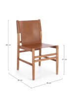 Bizzotto - SEDIA CAROLINE COGNAC - immagine 3