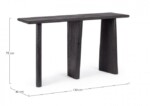 Bizzotto - CONSOLLE ZACATECAS 130X40 BLACK - immagine 2