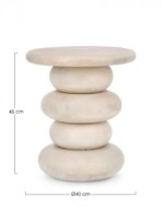 Bizzotto - TAVOLINO LOPEZ NATURALE D40 - immagine 2