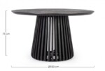 Bizzotto - TAVOLO ODION BLACK D130 - immagine 2