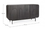 Homemotion - CREDENZA 3A ORISSA NERO - immagine 2