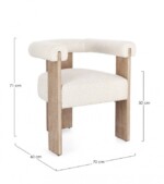 Bizzotto - SEDIA C-BR AGAPE NATURALE/NATURALE - immagine 3