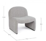 Bizzotto - POLTRONA BASSILLA GRIGIO - immagine 3