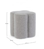 Bizzotto - POUF COINTA GRIGIO - immagine 2