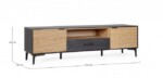 Yes - MOBILE PORTA TV 2A-1C ALLYCIA NERO-NAT - immagine 2