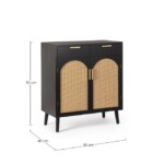 Yes - CREDENZA 2A-2C JOSINE NERO - immagine 2