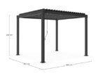 Yes - PERGOLA GARDA 3X3 ANTRACITE - immagine 2