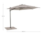 Yes - OMBRELLONE BRACCIO RICA 3.3M ANTR-GRIGIO - immagine 2