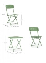 Yes - SET3 BISTROT YVONNE VERDE SALVIA - immagine 3