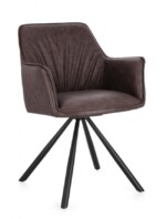 Bizzotto - SEDIA C-BR GIREV.BREVAL MARRONE SCURO