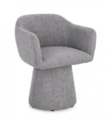 Bizzotto - POLTRONA GIREVOLE LOTTIE GRIGIO SCURO