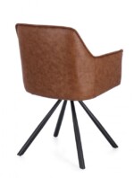 Bizzotto - SEDIA C-BR GIREV.BREVAL MARRONE CHIARO - immagine 2