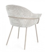 Bizzotto - SEDIA C-BR CASSIDY WARM/GRIGIO CHIARO - immagine 2