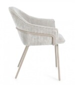 Bizzotto - SEDIA C-BR CASSIDY WARM/GRIGIO CHIARO - immagine 5