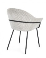 Bizzotto - SEDIA C-BR CASSIDY NERO/GRIGIO CHIARO - immagine 2