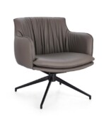 Homemotion - POLTRONA GIREVOLE VERMONT PU PALOMA