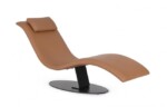 Homemotion - CHAISE LONGUE VERMONT PU COGNAC