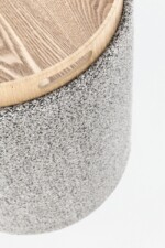 Bizzotto - SET2 POUF C-CONT SASHA C-VASS GRIGIO CH - immagine 3