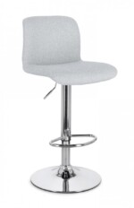 Yes - SGABELLO BAR RAFAEL CROMO-GRIGIO CHIARO