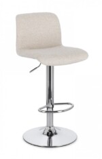 Yes - SGABELLO BAR RAFAEL CROMO-BEIGE