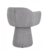 Bizzotto - POLTRONA GIREVOLE LOTTIE GRIGIO SCURO - immagine 2