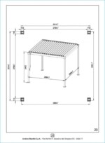 Yes - PERGOLA GARDA 3X3 ANTRACITE - immagine 3