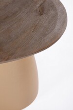 Bizzotto - TAVOLINO STANLEY TOP RUSTIC BROWN 60 - immagine 2