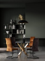 Bizzotto - BASE TAVOLO GEORGE ORO D120 - immagine 5