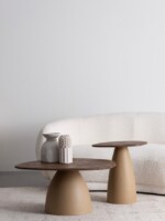 Bizzotto - TAVOLINO STANLEY TOP RUSTIC BROWN 50 - immagine 4