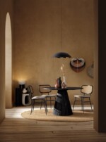 Homemotion - TAVOLO ORISSA NERO D120 - immagine 4