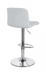 Yes - SGABELLO BAR RAFAEL CROMO-GRIGIO CHIARO - immagine 2