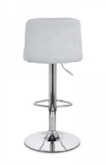 Yes - SGABELLO BAR RAFAEL CROMO-GRIGIO CHIARO - immagine 5