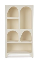 Yes - LIBRERIA CREAMY RETT BIANCO 56X105,5H - immagine 2